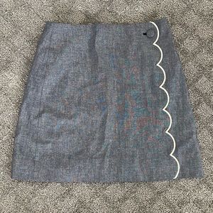 EUC J. Crew Chambray Skirt